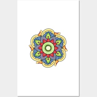 Fruit Mandala Posters and Art